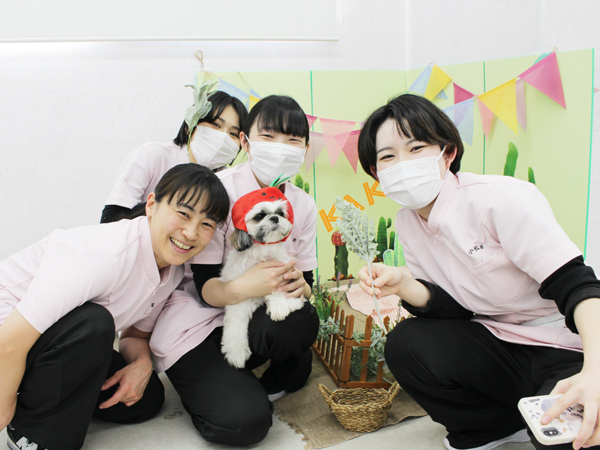 ２年生とモデル犬の写真撮影会♪～PART②～